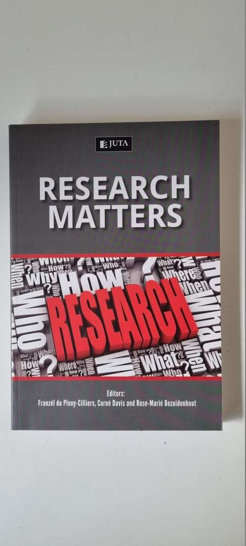 Research Matters. By du-Plooy Cilliers et al. BRAND NEW AND UNREAD.