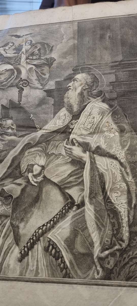 1735 published in Venice! Book on Augustinian. Elephant folio. RESTORED WITH REAL VELLUM!!