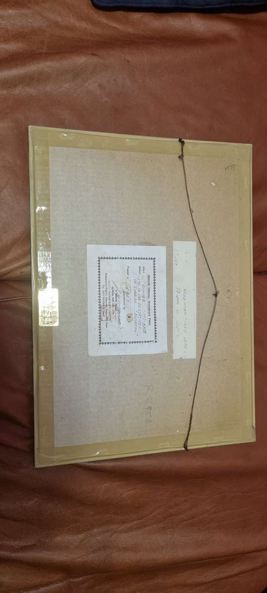 1840s RARE Japanese RARE 1840s Japanese Woodblock Print by Hiroshige.