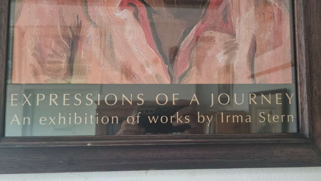 IRMA STERN RARE exhibition poster framed Expressions of a  Journey.