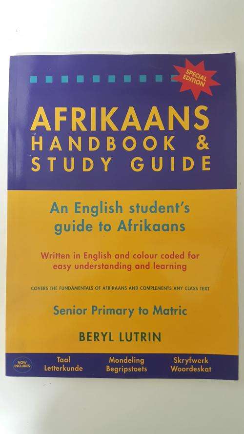 Afrikaans Handbook and Study Guide by Beryl Lutrin.