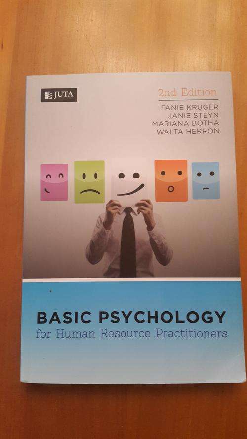 NEW Basic Psychology for Human Resource Practitioners. 2nd Edition by Kruger, Steyn. BARGAIN PRICE.