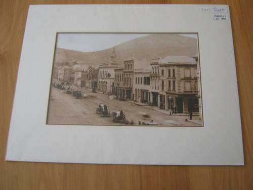 Adderley Street Cape Town 1895 Stunning Detail Big New Mounted
