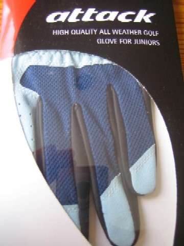 NEW Go Classic High Quality Golf Glove Junior Left Hand Regular Medium or Small . Blue or Red.