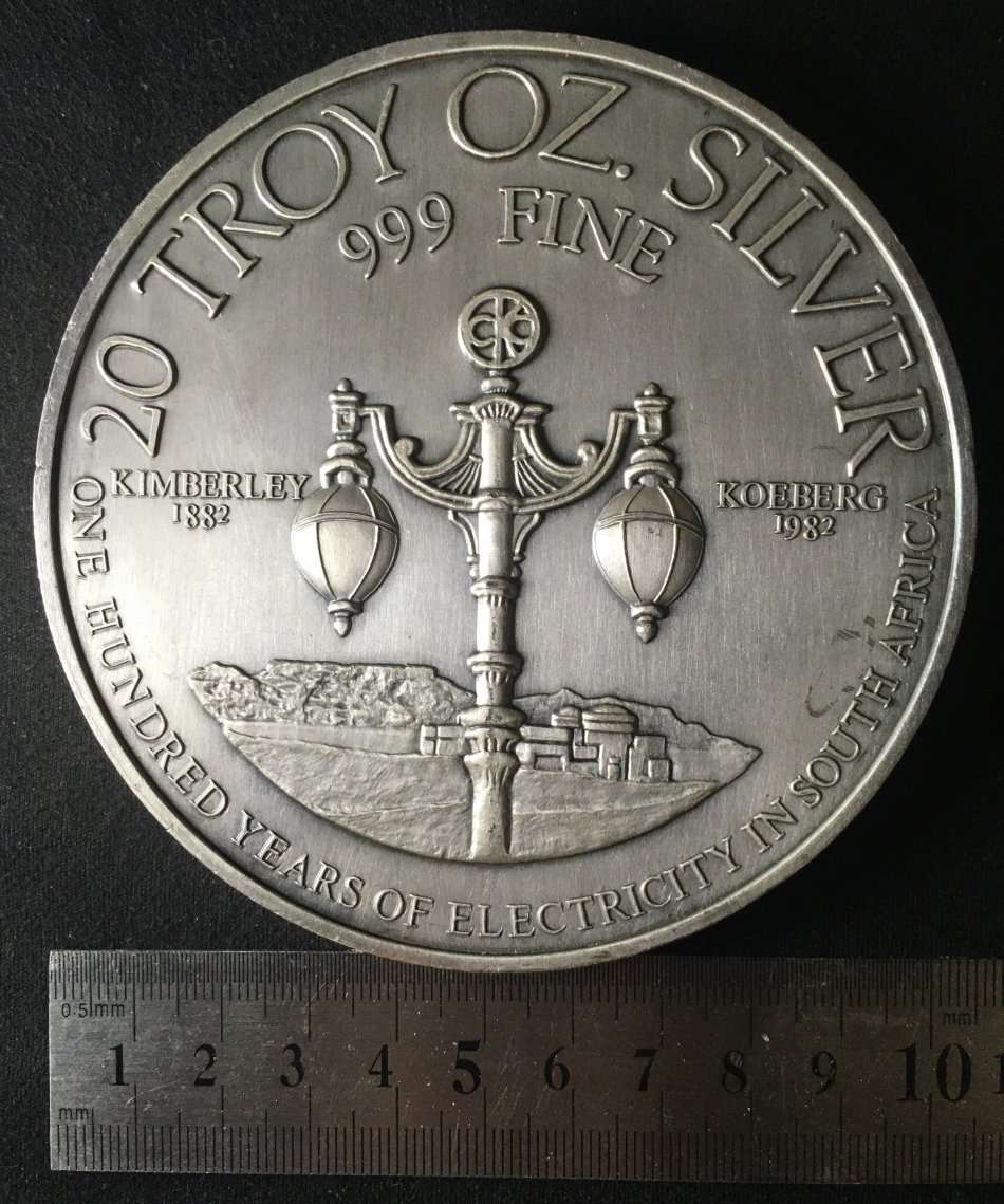 *SALE* SILVER (20oz.) .999 MEDALLION.