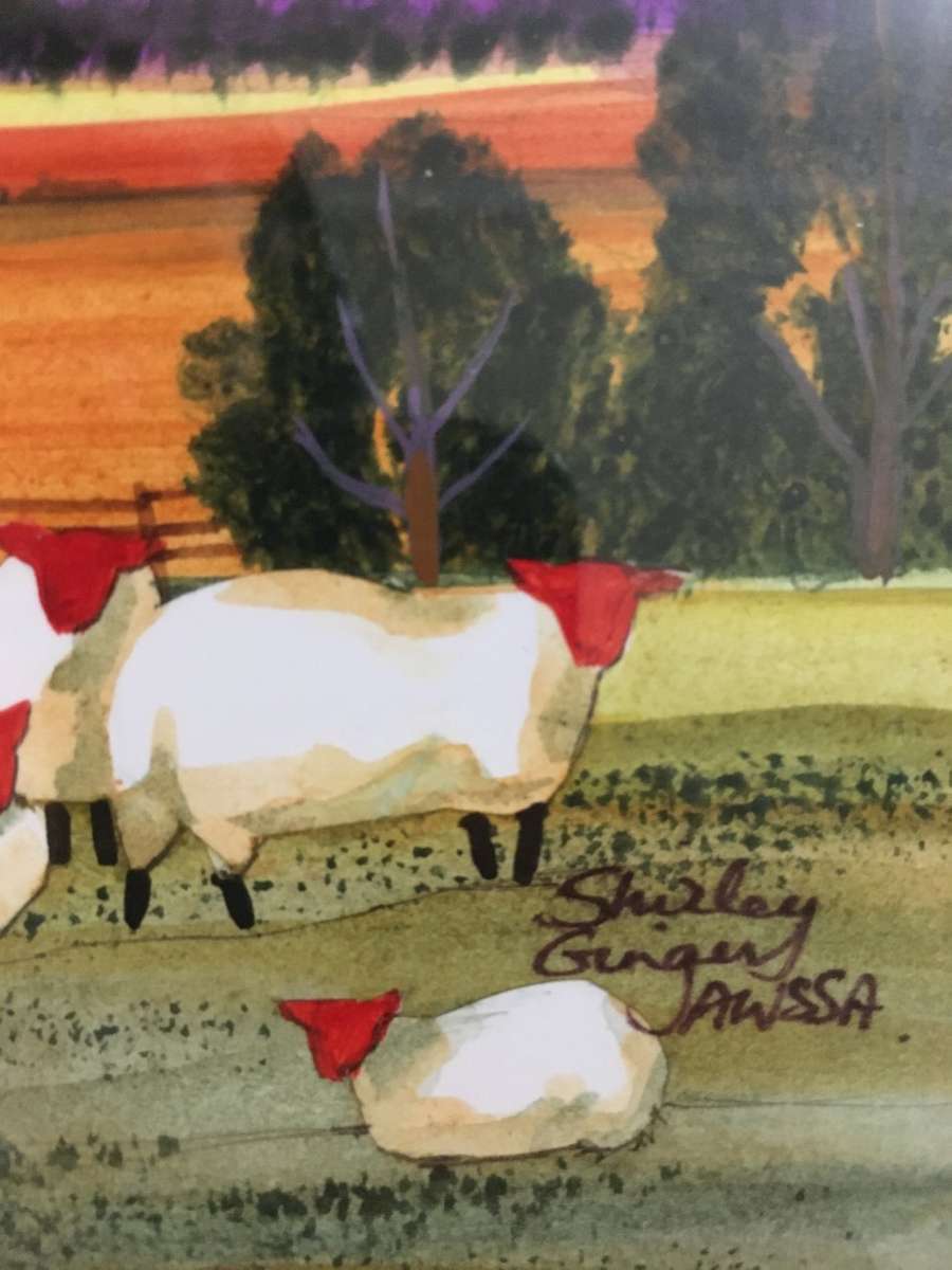 *SALE* Shirley Ginger. (x2) (55cm x 50cm)