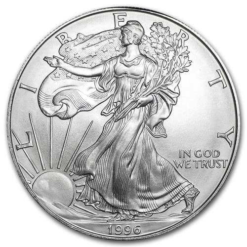1996 | AMERICAN SILVER EAGLE | KEY DATE | VALUE $95+
