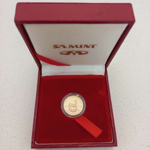 PROOF GOLD KRUGERRAND | 1/10th | CAPSULE + S.A.M BOX | 2011