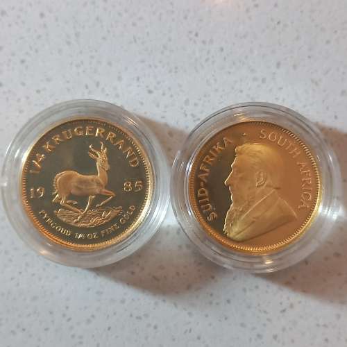 *SALE* PROOF GOLD KRUGERRAND | 1/4oz | CAPSULE | 1985