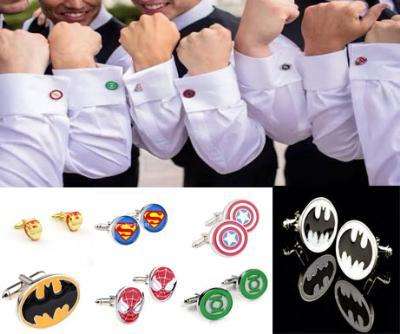 For Him Gift - Superhero cufflinks