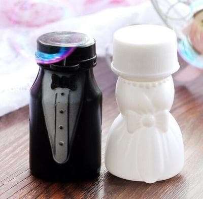 Reception - Bride and Groom Bubbles