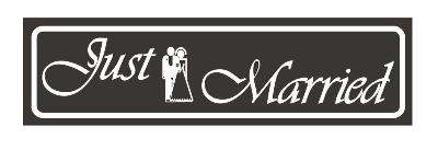 Wedding Plate - Just Married