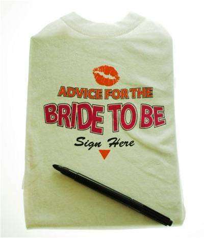 Hens Night - T-Shirt Advice for the Bride
