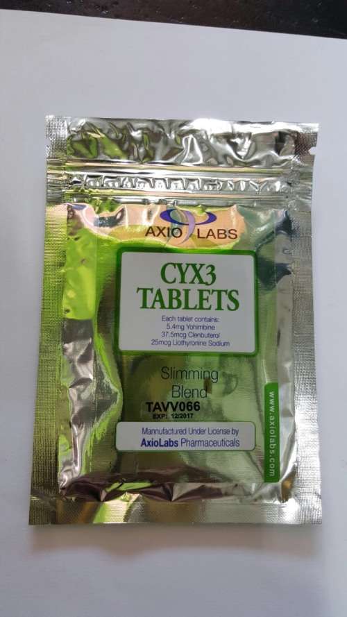 Axio labs CYX3 tablets (sliming blend)