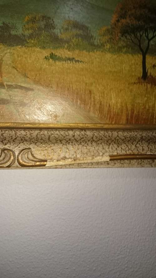 #Oil painting landscape by L.Gibson#