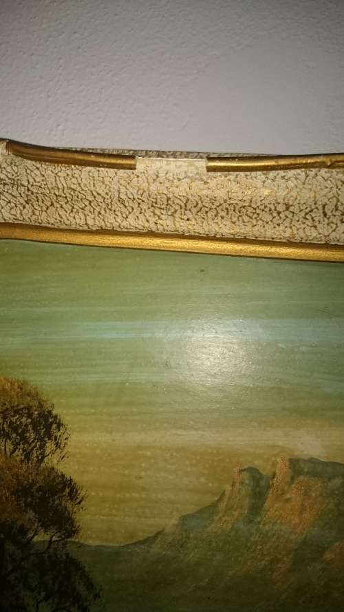 #Oil painting landscape by L.Gibson#