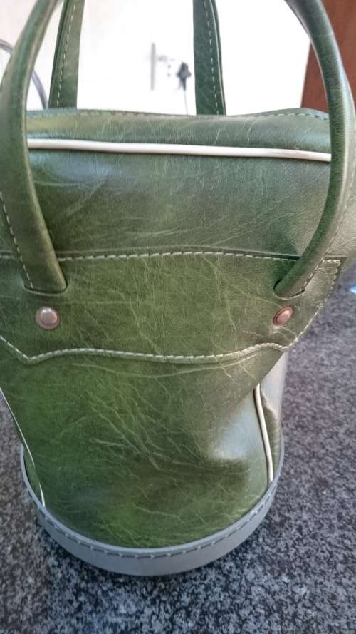 #Vintage tregor emerald green Golf Ball bag#