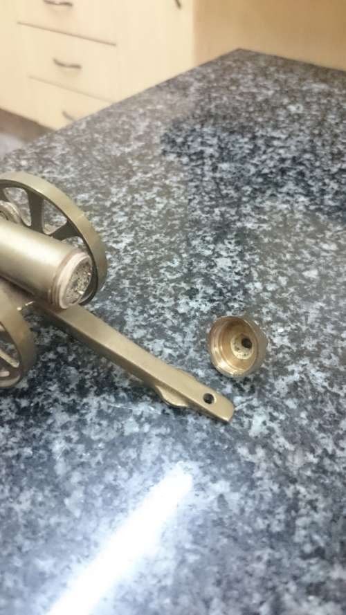 ##Small brass cannon##