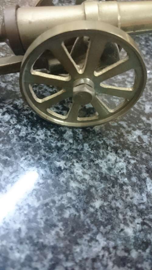 ##Small brass cannon##