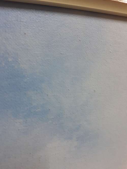 ##oil on canvas original P.Watkins seascape##