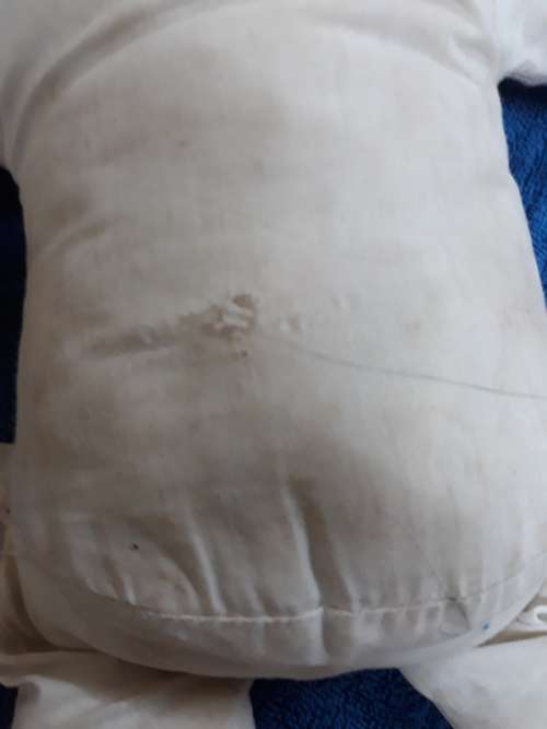 ##Vintage rubber doll with cloth body##