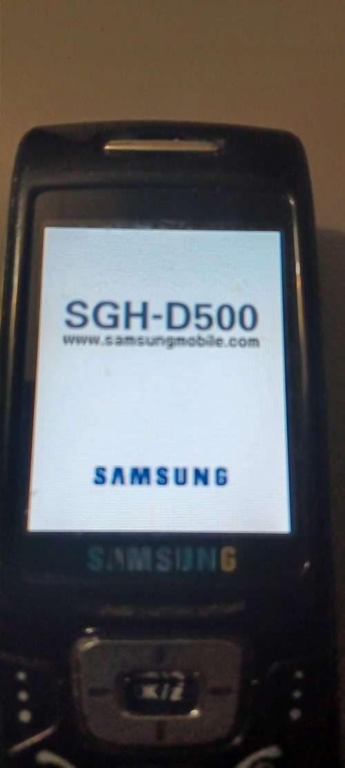 ###vintage Samsung SGH-D500 slide cellphone###