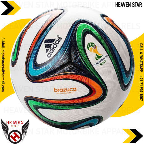 ADIDAS BRAZUCA SOCCER MATCH BALL|FIFA WORLD CUP 2014 REPLICA SIZE 5