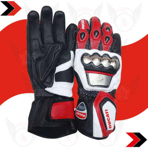DUCATI CORSE Motorcycle Motorbike Gloves Geniune Leather All Sizes Available
