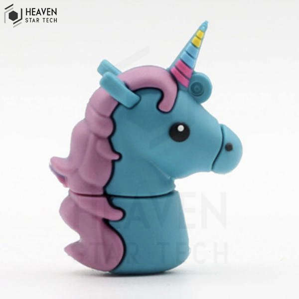 Unicorn USB Flash Drive 8gb Cartoon Memory Stick - Blue | Heaven Star Tech®