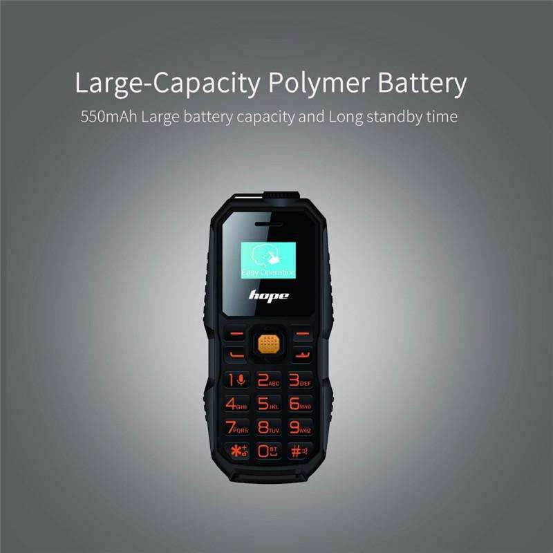 Mini Mobile Phone BM60 Black | Dual Sim Card | Memory Car | Torch Light | Heaven Star Tech