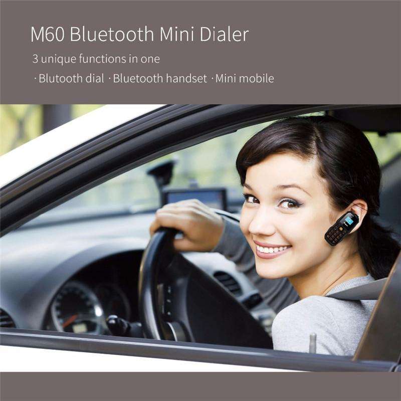 Mini Mobile Phone BM60 Black | Dual Sim Card | Memory Car | Torch Light | Heaven Star Tech