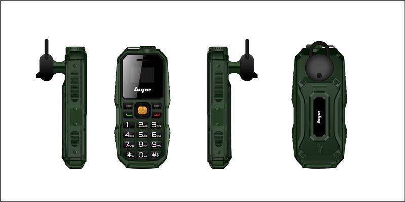 Mini Mobile Phone BM60 Black | Dual Sim Card | Memory Car | Torch Light | Heaven Star Tech