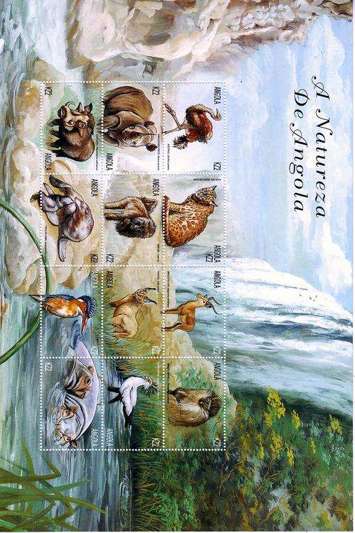 Angola Large Full Sheet  - UnMounted Mint