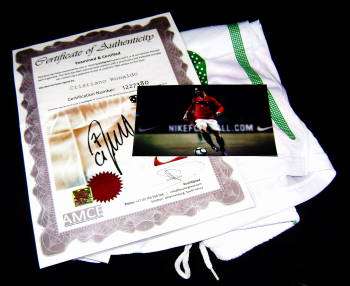 Hand Signed with Certificate - Cristiana Ronaldo Shorts
