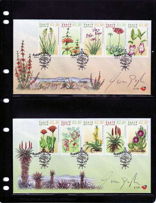 ( Signed By Designer )RSA 2000 MEDICINAL PLANTS FDC 6.119 & 6.120