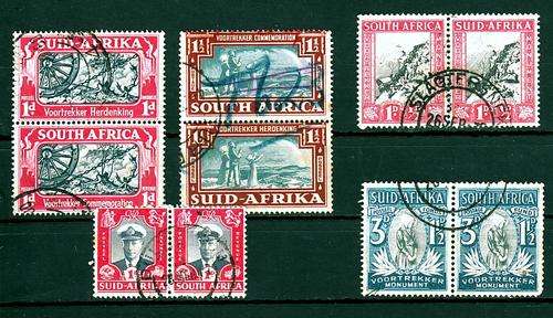 Union of South Africa Pairs - Fine Used