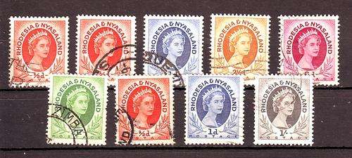 Nyasaland Mix Stamps to  1/ - Fine Used