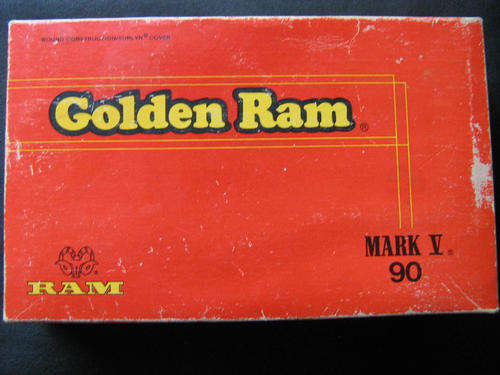 Old Golden Ram Mark V 90 X 12 golf balls in box - Made in the USA