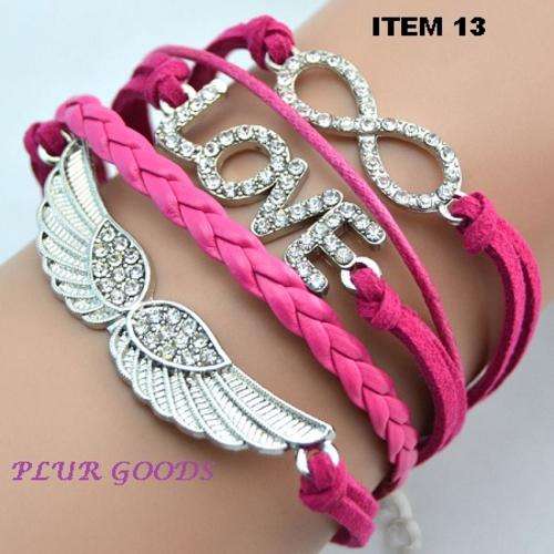 Exquisite Infinity Bracelets with Rhinestones (Additional Items FREE Shipping)