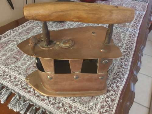 Antique Africana copper coal fired kitchen iron