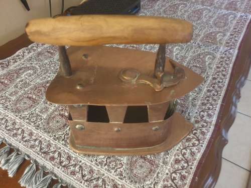 Antique Africana copper coal fired kitchen iron