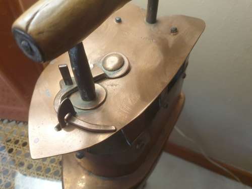 Antique Africana copper coal fired kitchen iron