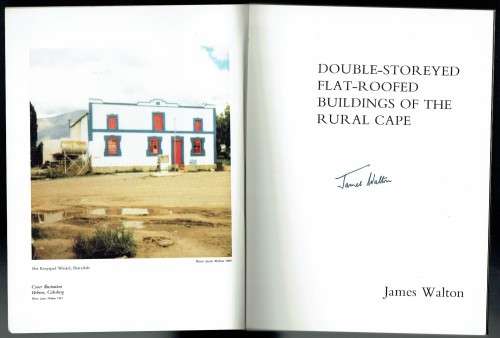 Double-storeyed, flat-roofed buildings of the rural Cape (edition of 400 copies)