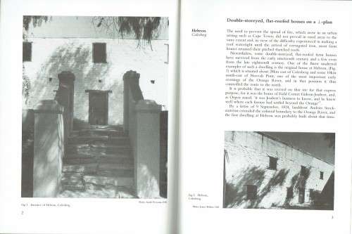 Double-storeyed, flat-roofed buildings of the rural Cape (edition of 400 copies)