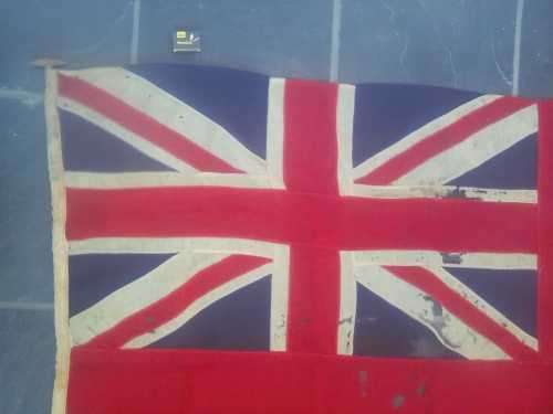 AUTHENTIC, ORIGINAL UNION OF SOUTH AFRICA FLAG, CIRCA 1912 OR SOON THEREAFTER