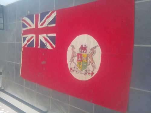 AUTHENTIC, ORIGINAL UNION OF SOUTH AFRICA FLAG, CIRCA 1912 OR SOON THEREAFTER