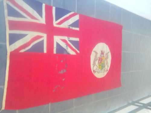 AUTHENTIC, ORIGINAL UNION OF SOUTH AFRICA FLAG, CIRCA 1912 OR SOON THEREAFTER