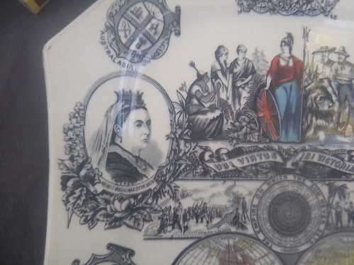 Queen Victoria`s Golden Jubilee, 1887, Commemorative Plate