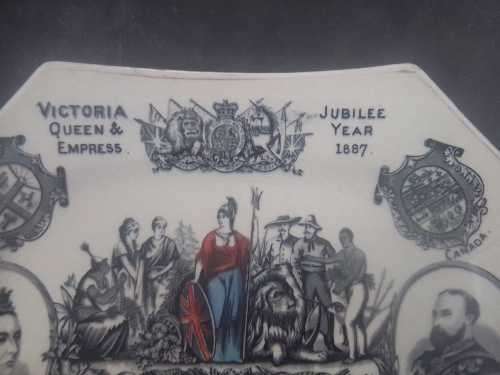 Queen Victoria`s Golden Jubilee, 1887, Commemorative Plate