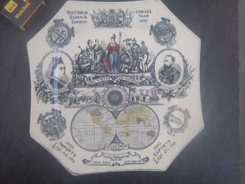 Queen Victoria`s Golden Jubilee, 1887, Commemorative Plate